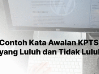 Contoh Kata Awalan KPTS